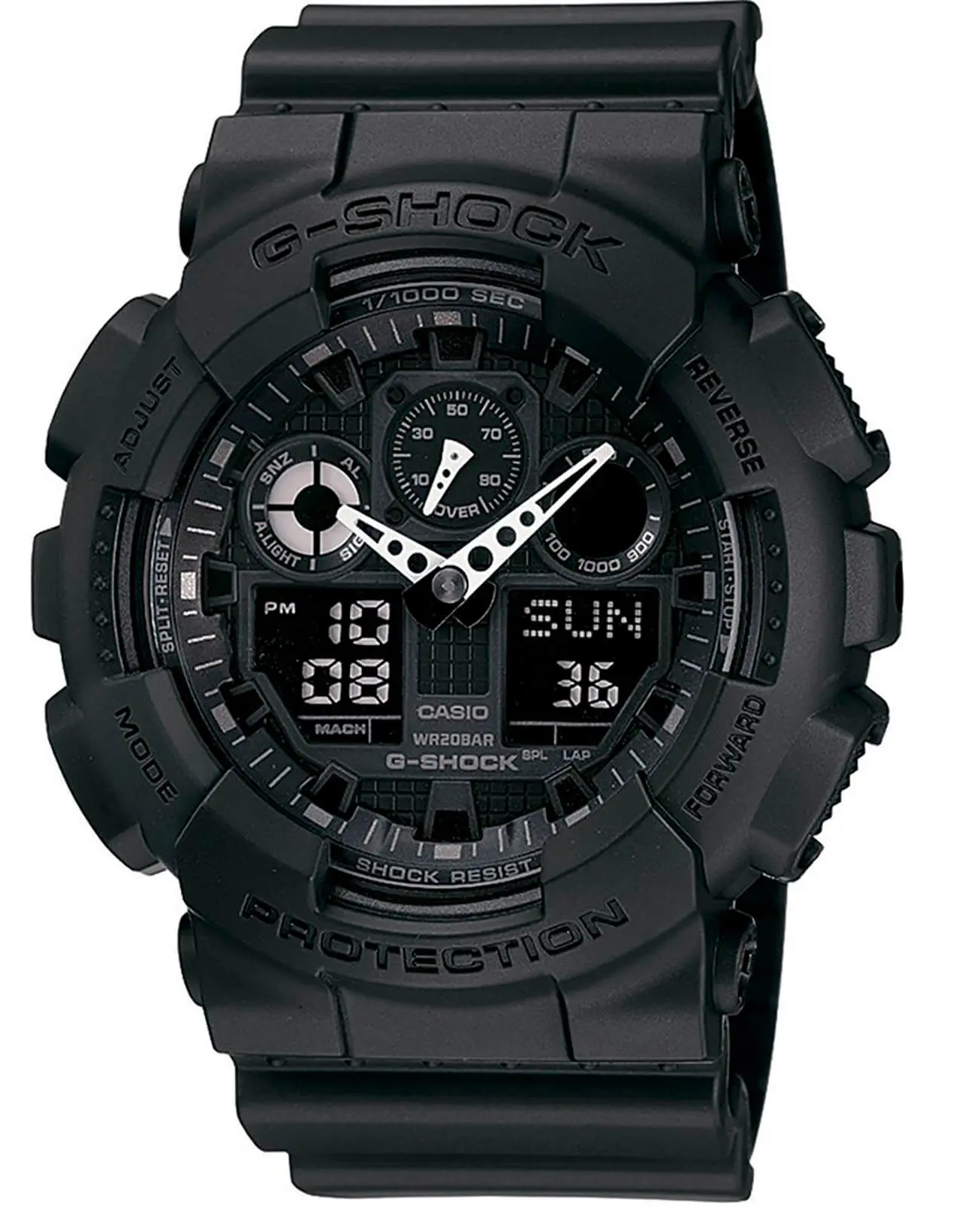 Часы Casio G-Shock GA-100-1A1 купить в Нальчике по цене 16940 RUB:  описание, характеристики